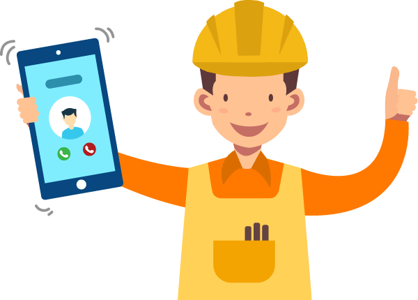 man holding the phone